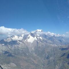 Flugwegposition um 10:50:39: Aufgenommen in der Nähe von Arrondissement d'Albertville, Frankreich in 3208 Meter