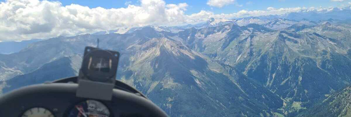 Flugwegposition um 12:14:43: Aufgenommen in der Nähe von Gemeinde Zederhaus, 5584, Österreich in 2971 Meter