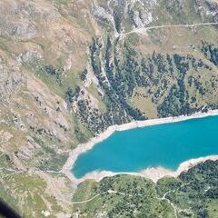 Flugwegposition um 11:41:47: Aufgenommen in der Nähe von Arrondissement de Saint-Jean-de-Maurienne, Frankreich in 3039 Meter