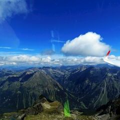 Flugwegposition um 10:47:55: Aufgenommen in der Nähe von Gemeinde Weißpriach, 5573, Österreich in 2633 Meter