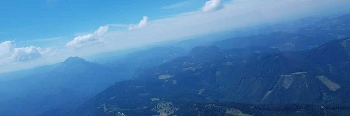 Flugwegposition um 12:33:52: Aufgenommen in der Nähe von Gemeinde Annaberg bei Mariazell, Österreich in 1850 Meter
