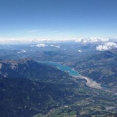 Verortung via Georeferenzierung der Kamera: Aufgenommen in der Nähe von Arrondissement de Gap, Frankreich in 4400 Meter