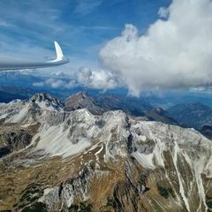 Flugwegposition um 12:15:41: Aufgenommen in der Nähe von Gemeinde Zederhaus, 5584, Österreich in 2948 Meter