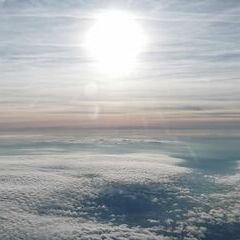 Flugwegposition um 13:53:37: Aufgenommen in der Nähe von Okres Jeseník, Tschechien in 3965 Meter
