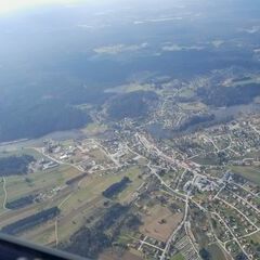 Flugwegposition um 14:07:49: Aufgenommen in der Nähe von Gemeinde Litschau, Österreich in 1413 Meter