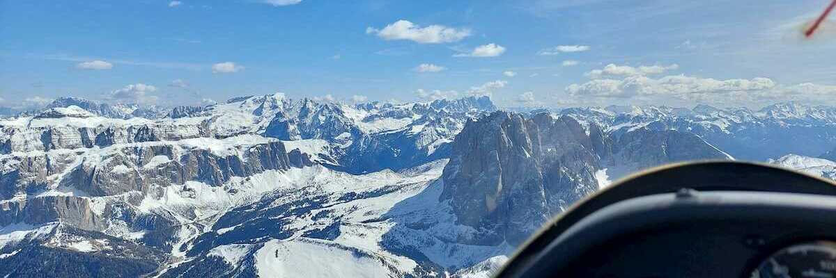 Flugwegposition um 13:18:12: Aufgenommen in der Nähe von St. Christina in Gröden, Autonome Provinz Bozen - Südtirol, Italien in 3295 Meter