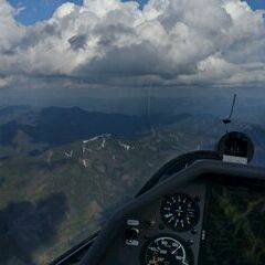 Flugwegposition um 15:35:31: Aufgenommen in der Nähe von Gemeinde Vordernberg, 8794, Österreich in 2267 Meter