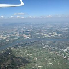 Flugwegposition um 12:26:45: Aufgenommen in der Nähe von Gemeinde Nußdorf ob der Traisen, Österreich in 1596 Meter