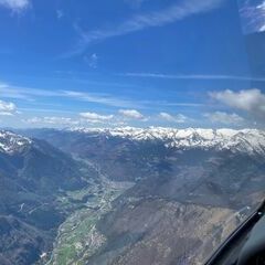 Flugwegposition um 10:20:27: Aufgenommen in der Nähe von 38070 Stenico, Autonome Provinz Trient, Italien in 2749 Meter