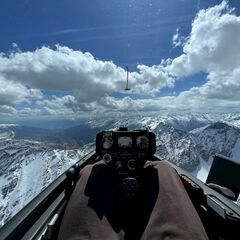 Flugwegposition um 12:38:01: Aufgenommen in der Nähe von Gemeinde Rennweg am Katschberg, 9863, Österreich in 2808 Meter