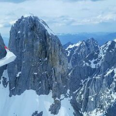 Flugwegposition um 14:12:31: Aufgenommen in der Nähe von Gemeinde Filzmoos, 5532, Österreich in 2344 Meter