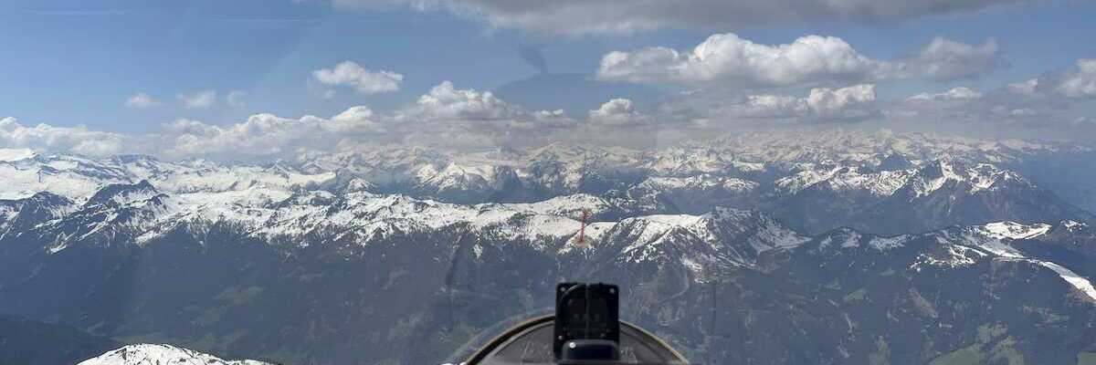 Flugwegposition um 10:27:56: Aufgenommen in der Nähe von Gemeinde Flachau, Österreich in 2552 Meter