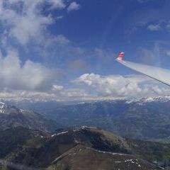 Flugwegposition um 11:49:30: Aufgenommen in der Nähe von Gemeinde Kötschach-Mauthen, Österreich in 2482 Meter