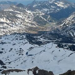 Flugwegposition um 13:57:54: Aufgenommen in der Nähe von Gemeinde Untertauern, Österreich in 2481 Meter