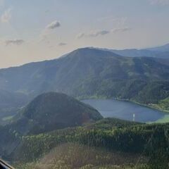 Flugwegposition um 16:05:57: Aufgenommen in der Nähe von St. Sebastian, Österreich in 1382 Meter