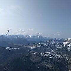 Flugwegposition um 14:59:39: Aufgenommen in der Nähe von Weißenbach bei Liezen, 8940, Österreich in 2256 Meter