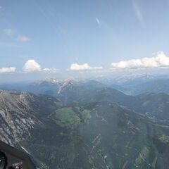 Flugwegposition um 14:59:48: Aufgenommen in der Nähe von Weißenbach bei Liezen, 8940, Österreich in 2226 Meter