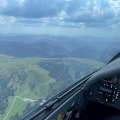 Flugwegposition um 13:20:15: Aufgenommen in der Nähe von Breisgau-Hochschwarzwald, Deutschland in 1901 Meter