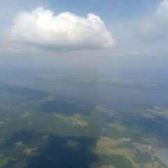 Flugwegposition um 14:29:43: Aufgenommen in der Nähe von Landkreis Starnberg, Deutschland in 2297 Meter