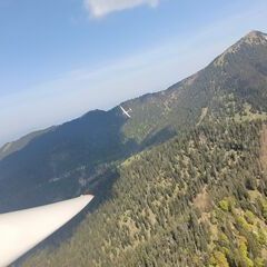 Flugwegposition um 08:59:02: Aufgenommen in der Nähe von Landkreis Bad Tölz-Wolfratshausen, Deutschland in 1619 Meter