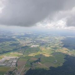 Verortung via Georeferenzierung der Kamera: Aufgenommen in der Nähe von Gemeinde Munderfing, Österreich in 1465 Meter