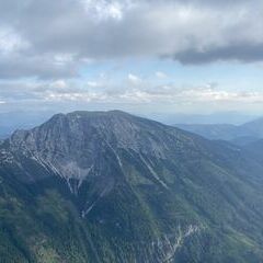 Flugwegposition um 16:32:26: Aufgenommen in der Nähe von Gaming, Österreich in 1818 Meter