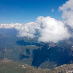 Flugwegposition um 15:13:45: Aufgenommen in der Nähe von Gemeinde Haus, Österreich in 3526 Meter