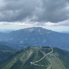 Flugwegposition um 10:23:27: Aufgenommen in der Nähe von Gemeinde Mitterbach am Erlaufsee, Österreich in 1921 Meter