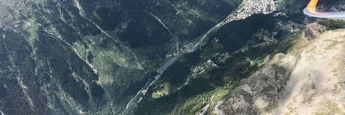 Flugwegposition um 12:18:26: Aufgenommen in der Nähe von 23021 Campodolcino, Sondrio, Italien in 3076 Meter