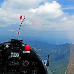 Flugwegposition um 11:40:53: Aufgenommen in der Nähe von Gemeinde Semriach, Österreich in 1581 Meter