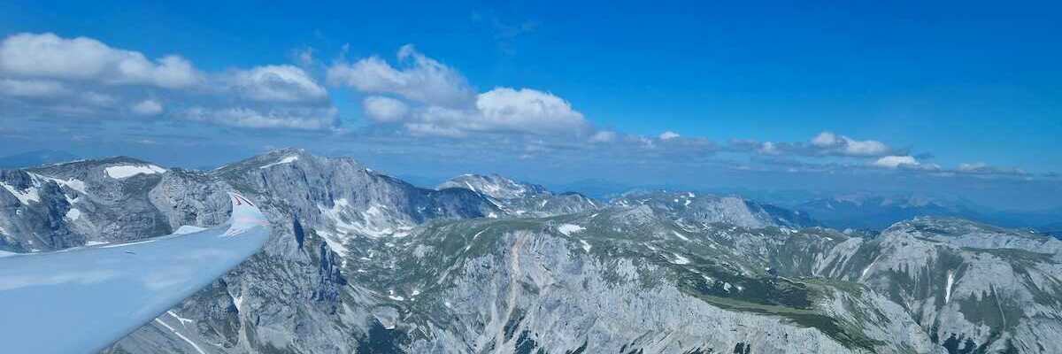 Flugwegposition um 13:37:53: Aufgenommen in der Nähe von St. Ilgen, 8621 St. Ilgen, Österreich in 2144 Meter