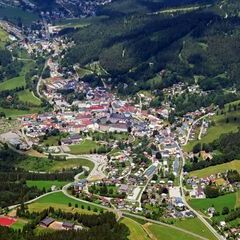 Flugwegposition um 10:47:37: Aufgenommen in der Nähe von Gußwerk, Österreich in 1712 Meter