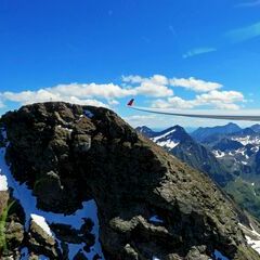 Flugwegposition um 13:21:58: Aufgenommen in der Nähe von Pruggern, Österreich in 2623 Meter