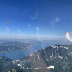 Flugwegposition um 12:29:37: Aufgenommen in der Nähe von Bad Ischl, Österreich in 2149 Meter