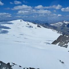 Flugwegposition um 11:27:57: Aufgenommen in der Nähe von Gemeinde Sölden, Österreich in 3374 Meter