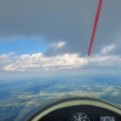 Flugwegposition um 16:00:24: Aufgenommen in der Nähe von Gemeinde Rainbach im Mühlkreis, Rainbach im Mühlkreis, Österreich in 2337 Meter