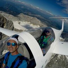 Flugwegposition um 13:22:24: Aufgenommen in der Nähe von Gemeinde Ramsau am Dachstein, 8972, Österreich in 3108 Meter