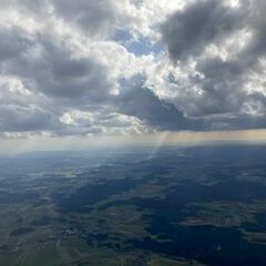 Flugwegposition um 15:49:26: Aufgenommen in der Nähe von Windhaag bei Freistadt, 4263, Österreich in 2102 Meter