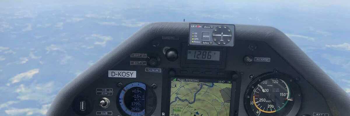 Flugwegposition um 10:47:09: Aufgenommen in der Nähe von Gemeinde Unterweißenbach, 4273 Unterweißenbach, Österreich in 2576 Meter