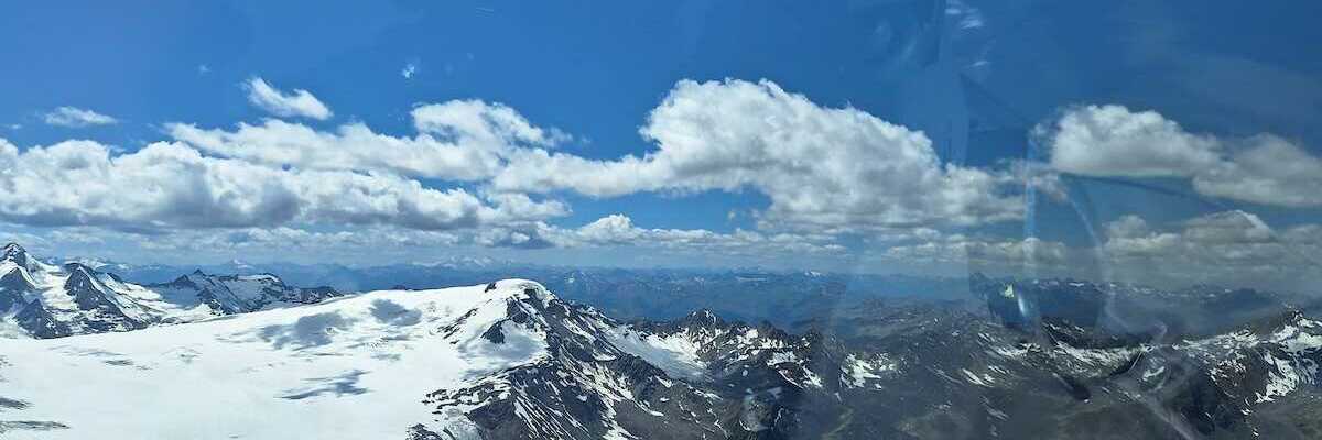 Flugwegposition um 12:03:43: Aufgenommen in der Nähe von Gemeinde Kaunertal, Österreich in 3447 Meter