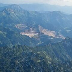 Flugwegposition um 15:54:32: Aufgenommen in der Nähe von Tragöß-Sankt Katharein, Österreich in 2872 Meter