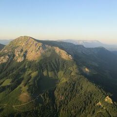 Flugwegposition um 18:15:49: Aufgenommen in der Nähe von Veitsch, St. Barbara im Mürztal, Österreich in 1818 Meter