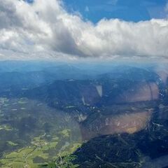 Flugwegposition um 11:10:06: Aufgenommen in der Nähe von Gemeinde Schwarzenbach an der Pielach, 3212, Österreich in 2779 Meter