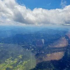 Flugwegposition um 11:10:08: Aufgenommen in der Nähe von Gemeinde Schwarzenbach an der Pielach, 3212, Österreich in 2779 Meter