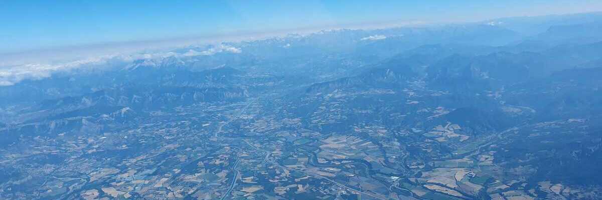 Flugwegposition um 08:36:34: Aufgenommen in der Nähe von Arrondissement de Forcalquier, Frankreich in 4191 Meter