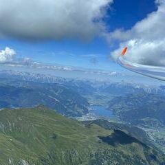 Flugwegposition um 11:26:51: Aufgenommen in der Nähe von Gemeinde Fusch an der Großglocknerstraße, 5672 Fusch an der Großglocknerstraße, Österreich in 3046 Meter
