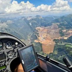Flugwegposition um 12:29:06: Aufgenommen in der Nähe von Eisenerz, Österreich in 2101 Meter