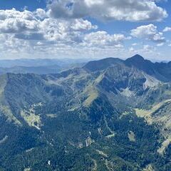 Flugwegposition um 11:28:47: Aufgenommen in der Nähe von Gemeinde Hohentauern, 8785, Österreich in 2171 Meter