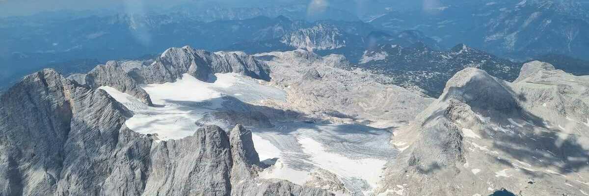 Flugwegposition um 12:37:17: Aufgenommen in der Nähe von Gemeinde Ramsau am Dachstein, 8972, Österreich in 3161 Meter