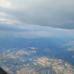 Flugwegposition um 16:26:26: Aufgenommen in der Nähe von Arrondissement de Forcalquier, Frankreich in 2834 Meter